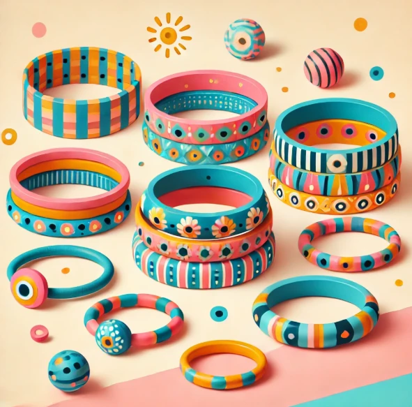 TwinkleLoops brings joy and sparkle to little wrists! Designed for kids, these vibrant and playful bangles are lightweight, safe, and full of fun, making them perfect for every occasion
